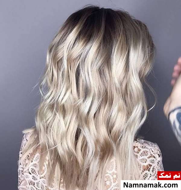 رنگ مو هایلایت روشن جدید