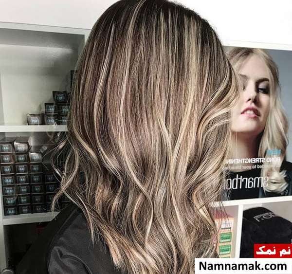 رنگ مو هایلایت روشن جدید