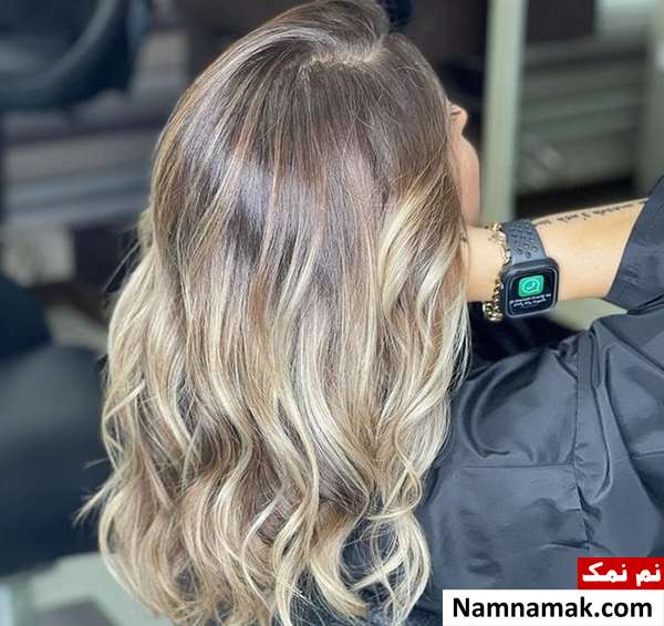رنگ مو هایلایت روشن جدید