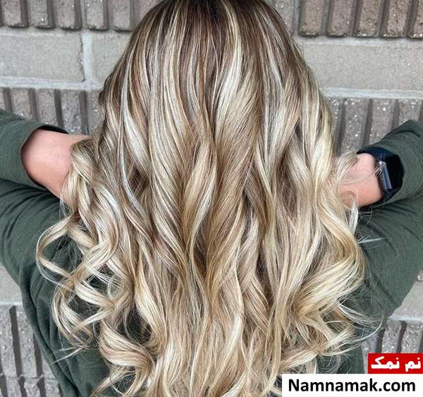 رنگ مو هایلایت روشن جدید