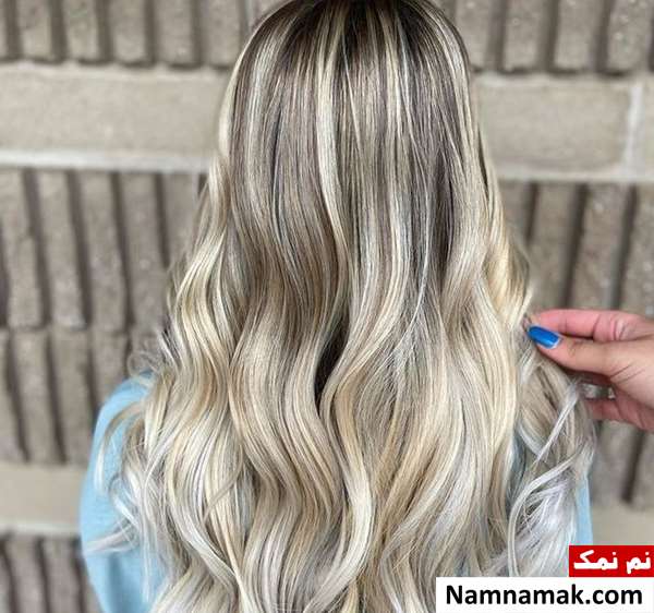 رنگ مو هایلایت روشن جدید