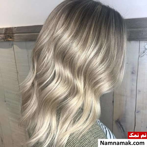 رنگ مو هایلایت تیره و روشن
