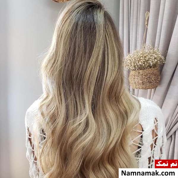 رنگ مو هایلایت تیره و روشن