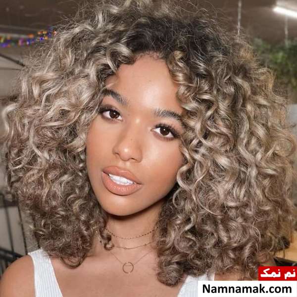 رنگ مو هایلایت تیره و روشن