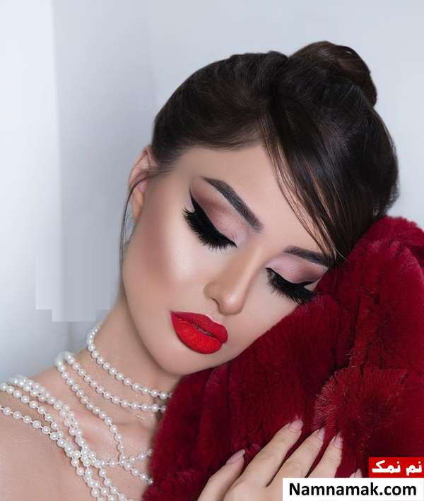 مدل موی مشکی عروس