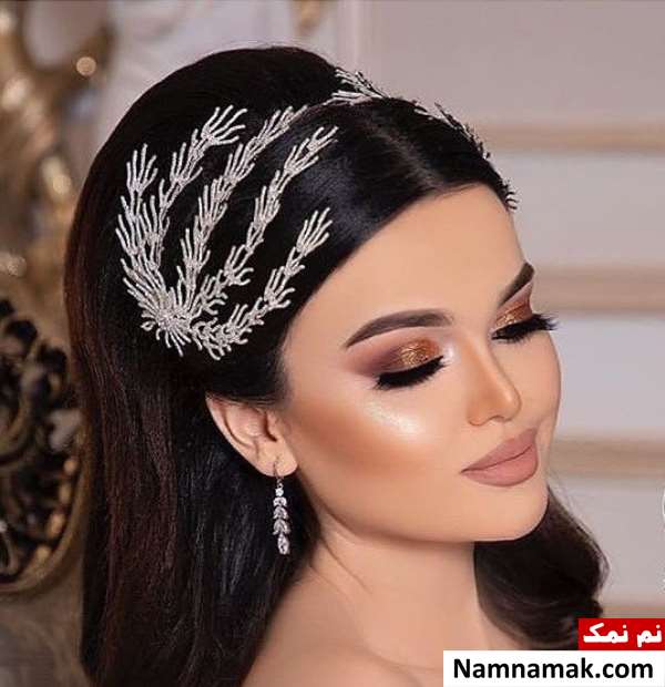 مدل موی مشکی عروس