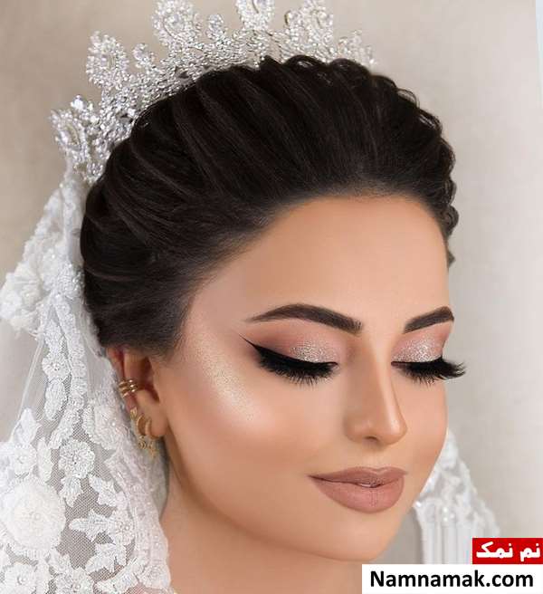 مدل موی مشکی عروس