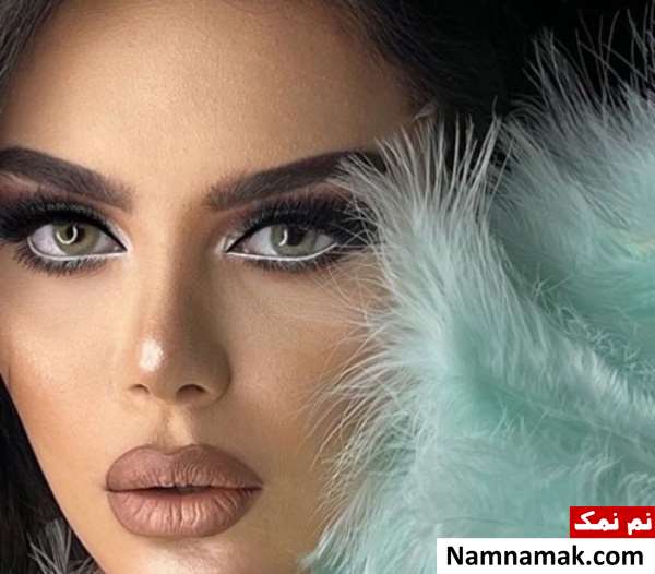 آرایش لایت با موی مشکی