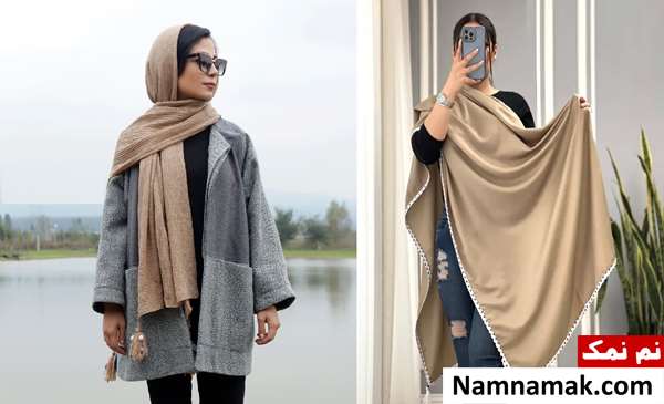 چه رنگ شالی به موی مشکی میاد؟