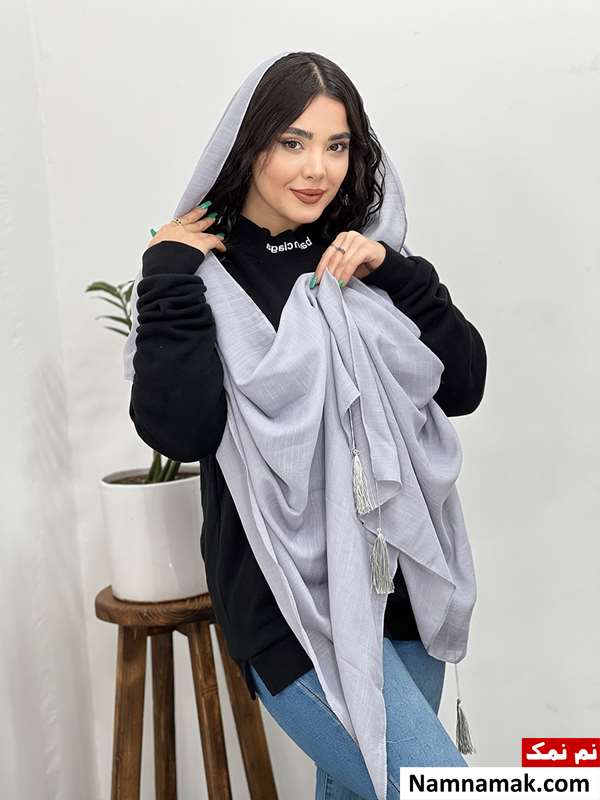 چه رنگ شالی به موی مشکی میاد؟