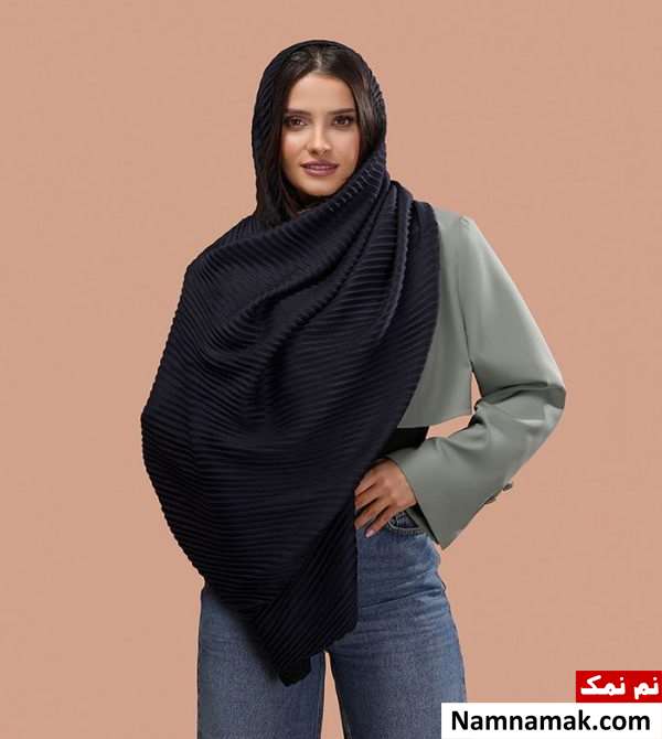 چه رنگ شالی به موی مشکی میاد؟