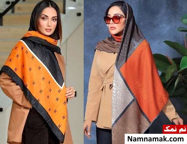چه رنگ روسری به موی مشکی میاد؟
