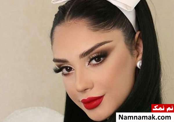 آرایش ساده با موی مشکی و پرکلاغی
