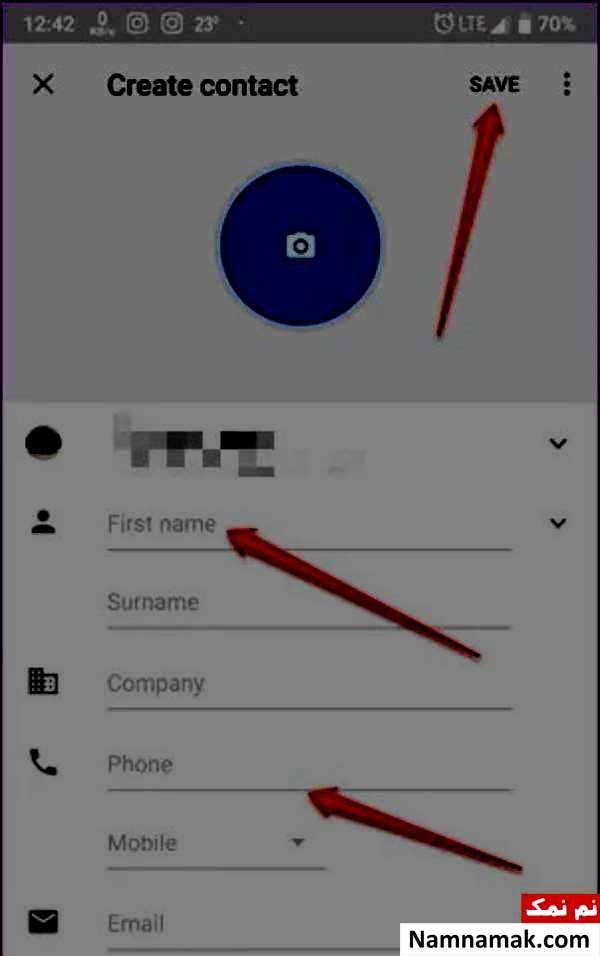 آموزش انتقال و افزودن مخاطب به واتساپ دوم