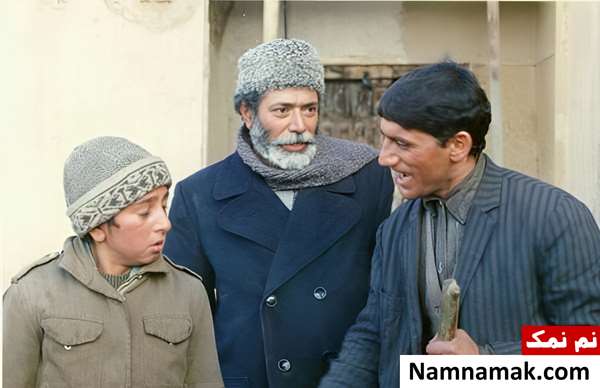 مجید جوزانی و علی نصیریان در فیلم جاده های سرد