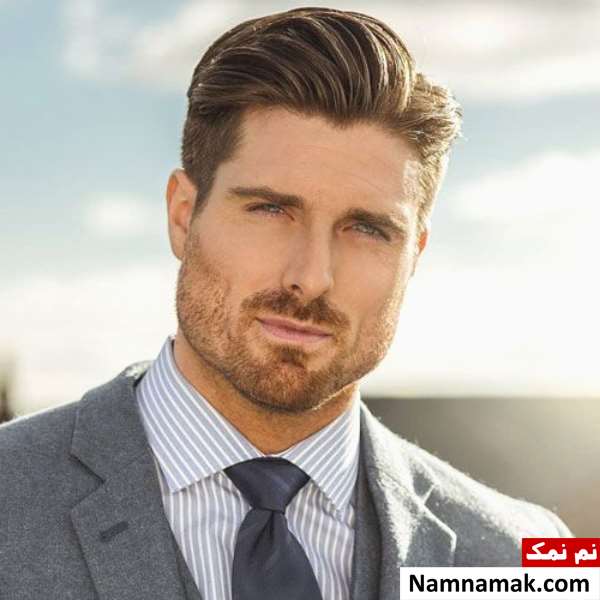 مدل مو صورت مربعی مردانه