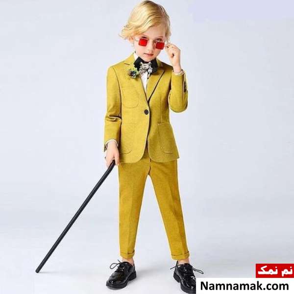 تیپ کت و شلوار پسر بچه