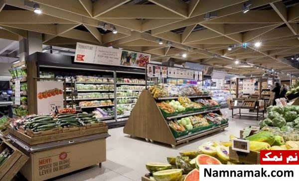 دکوراسیون فروشگاه مواد غذایی 