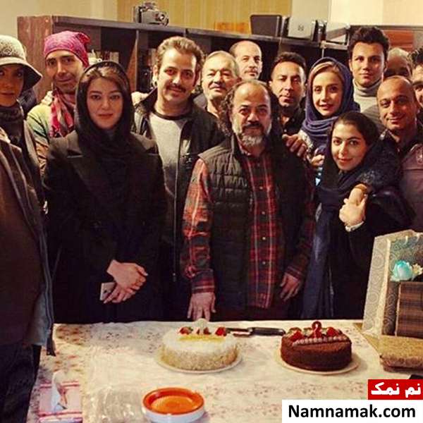 بیوگرافی آرام چراغی و همسرش عکس آرام چراغی در پشت صحنه سریال آنام