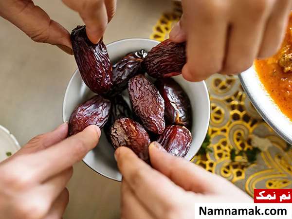 خوردن خرما صبح ناشتا