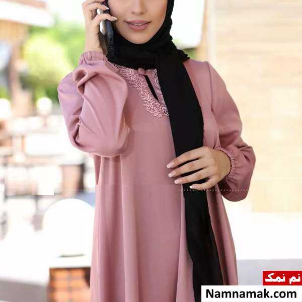 مدل های جدید مانتو مجلسی با پارچه کرپ باربی
