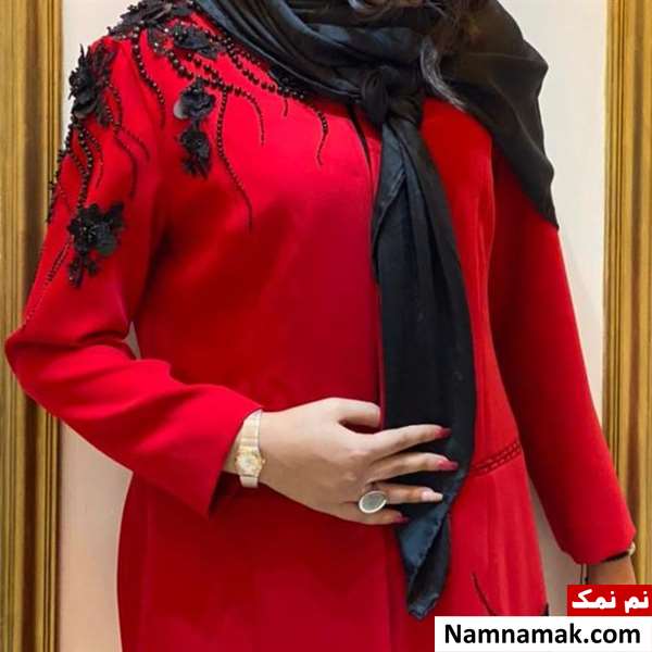 مانتو کرپ ساده مشکی