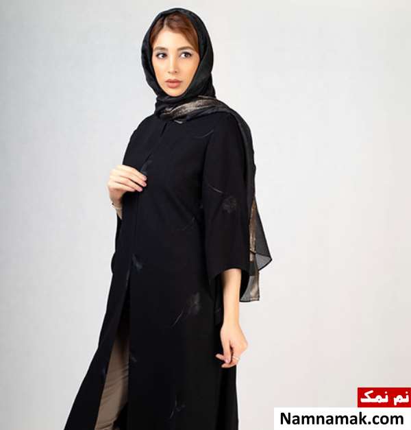 مانتو کرپ ساده مشکی