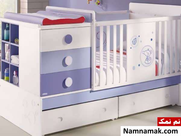 دیزاین زیبای تخت خواب نوزاد
