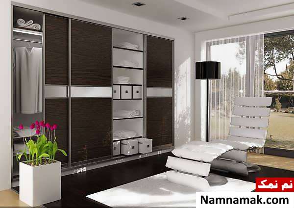 مدل های کمد دیواری اتاق خواب ، هال و پذیرایی کمد دیواری