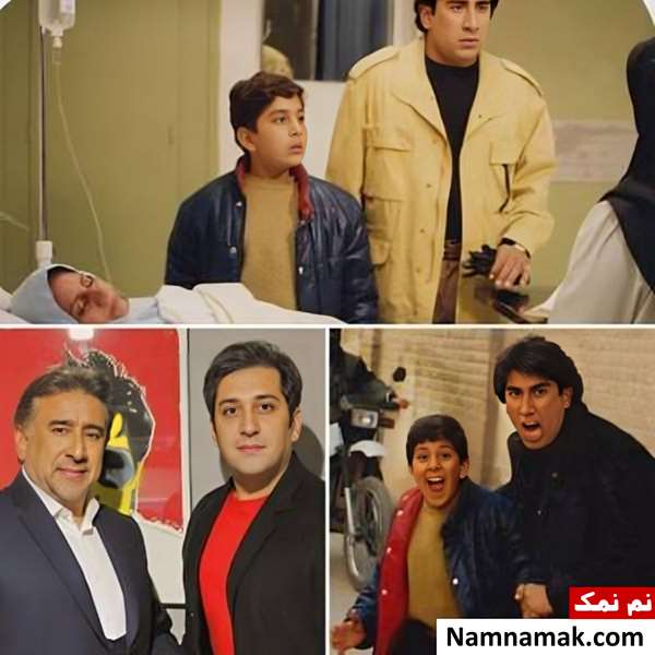 محمود دینی و وحید شیخ زاده بازیگران سریال آینه عبرت بازیگران سریال آینه عبرت