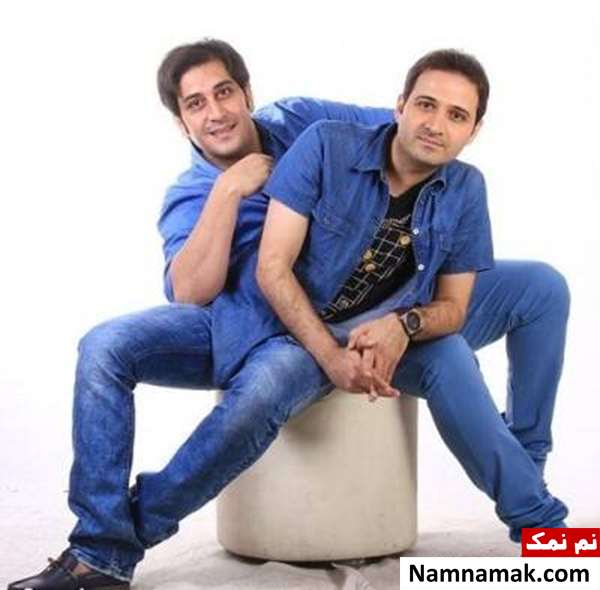 وحید شیخ زاده در کنار برادرش سعید شیخ زاده وحید شیخ زاده