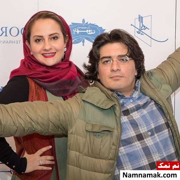 عکس سامان احتشامی در کنار خواهرش