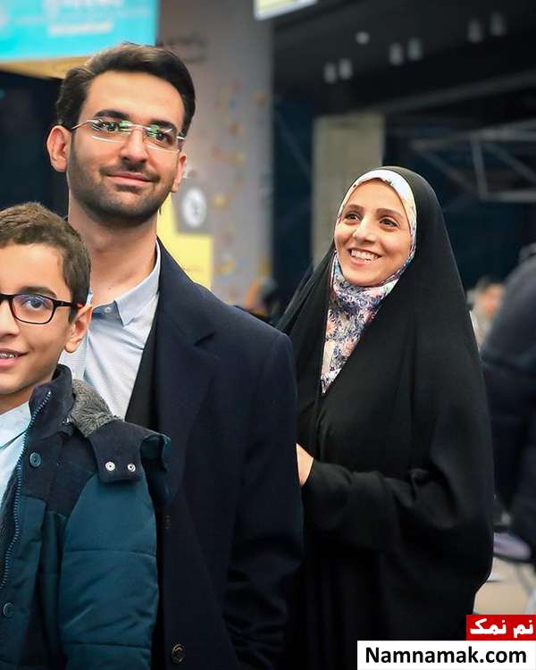 عکس آذری جهرمی و پسر بزرگش + بیوگرافی کامل