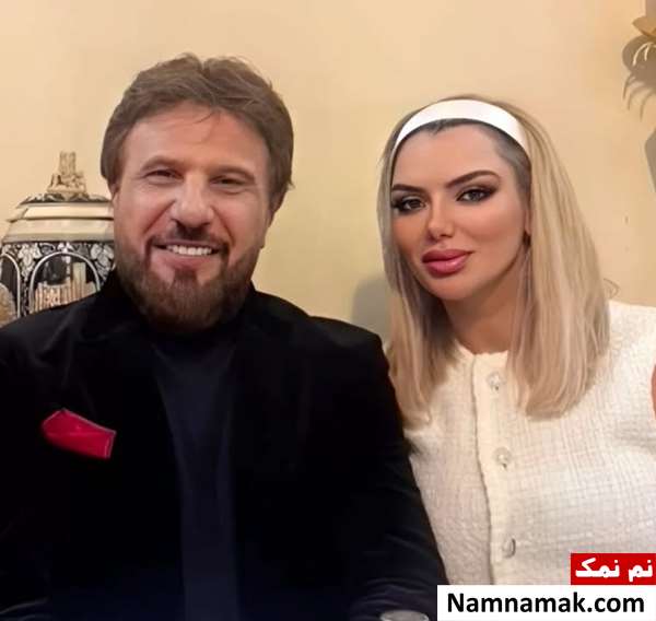 بیژن مرتضوی و همسرش نرگس فرخی