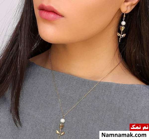 مدل های جدید گوشواره های بلند و آویز طلا ساده و اسپرت