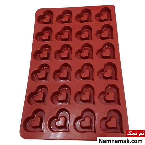 قالب شیرینی ساوارین قلبی