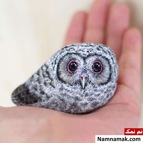 نمونه هایی زیبا از هنر نقاشی روی سنگ