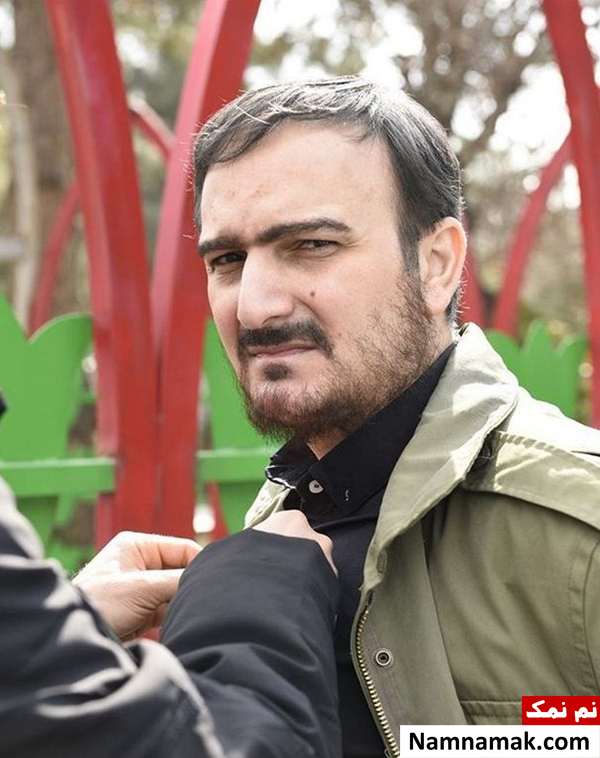 گریم جالب بیژن بنفشه خواه در یک فیلم کمدی