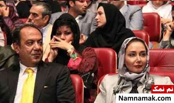  کتایون ریاحی در کنار همسرش