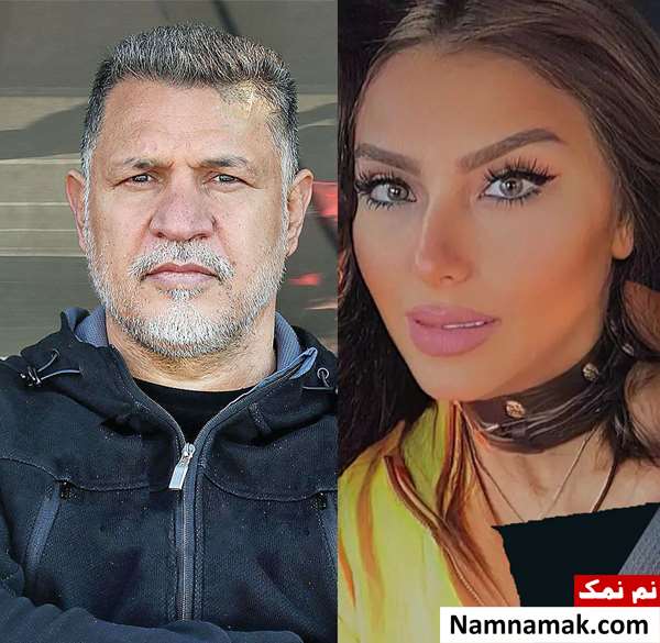 علی دایی و همسر اولش مهسا خان پور