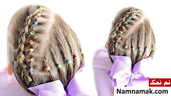 آموزش تصویری انواع بافت مو با کش چهل گیس
