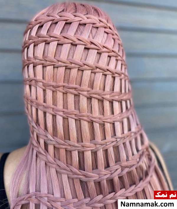 آموزش بافت مو ساده و شیک دخترانه مجلسی با فیلم