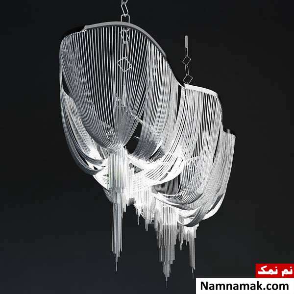 مدل لوستر زیبا و شیک ال ای دی