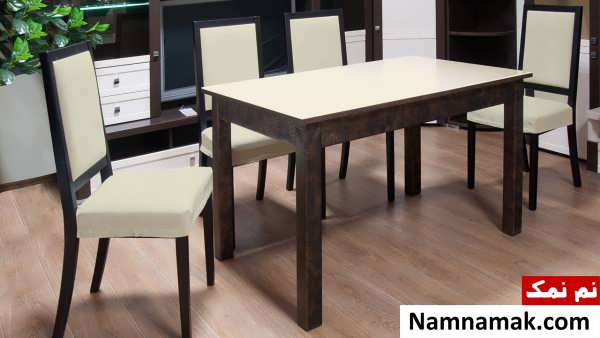 مدل میز ناهار خوری چوبی 