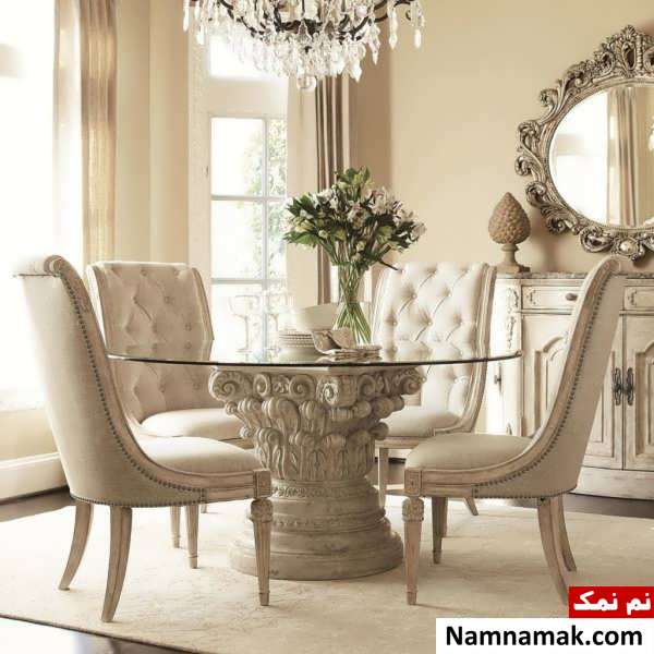 مدل میز غذا خوری زیبا و خاص 