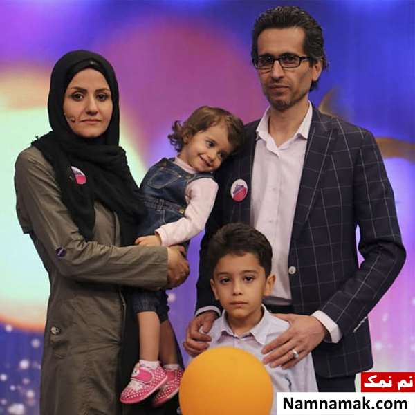 مهدی باقربیگی و همسر و فرزندانش
