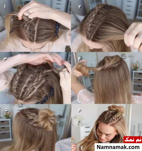 آموزش تصویری بافت مو ساده و راحت در منزل جدید