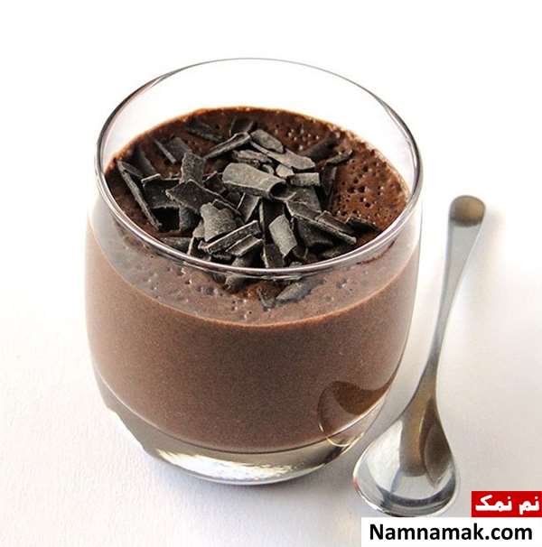 موس شکلاتی بدون خامه