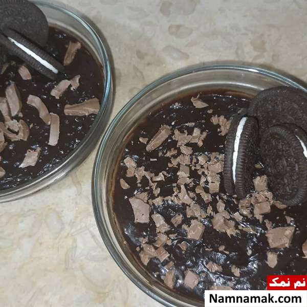 موس شکلاتی بدون خامه