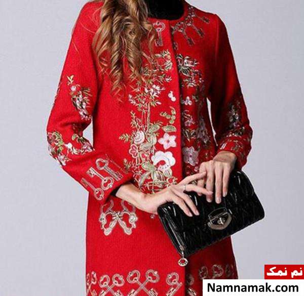 مانتو گلدوزی شده،گلدوزی مانتو